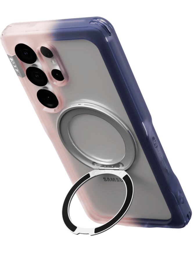 Estuche para Galaxy S25 Ultra - Ples Arche TwoFace Mag Stand - Transcendent Pink/Future Dusk