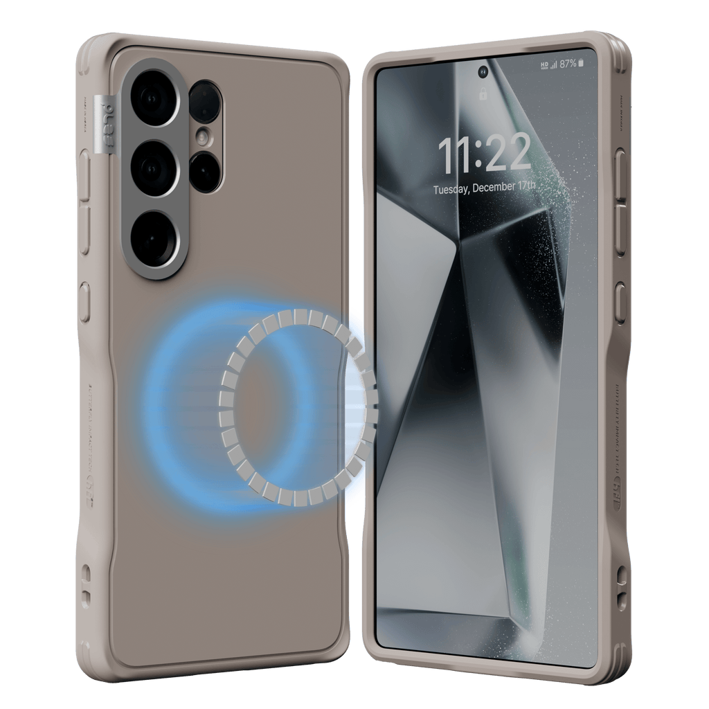Estuche para Galaxy S25 Ultra - Ples Pabl Tint Magnetic - Sand Beige