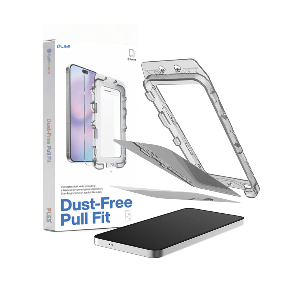 Vidrio Templado para Galaxy S26 Plus – Ples Dust-Free Pull Fit Privacy Glass (Pack de 2)
