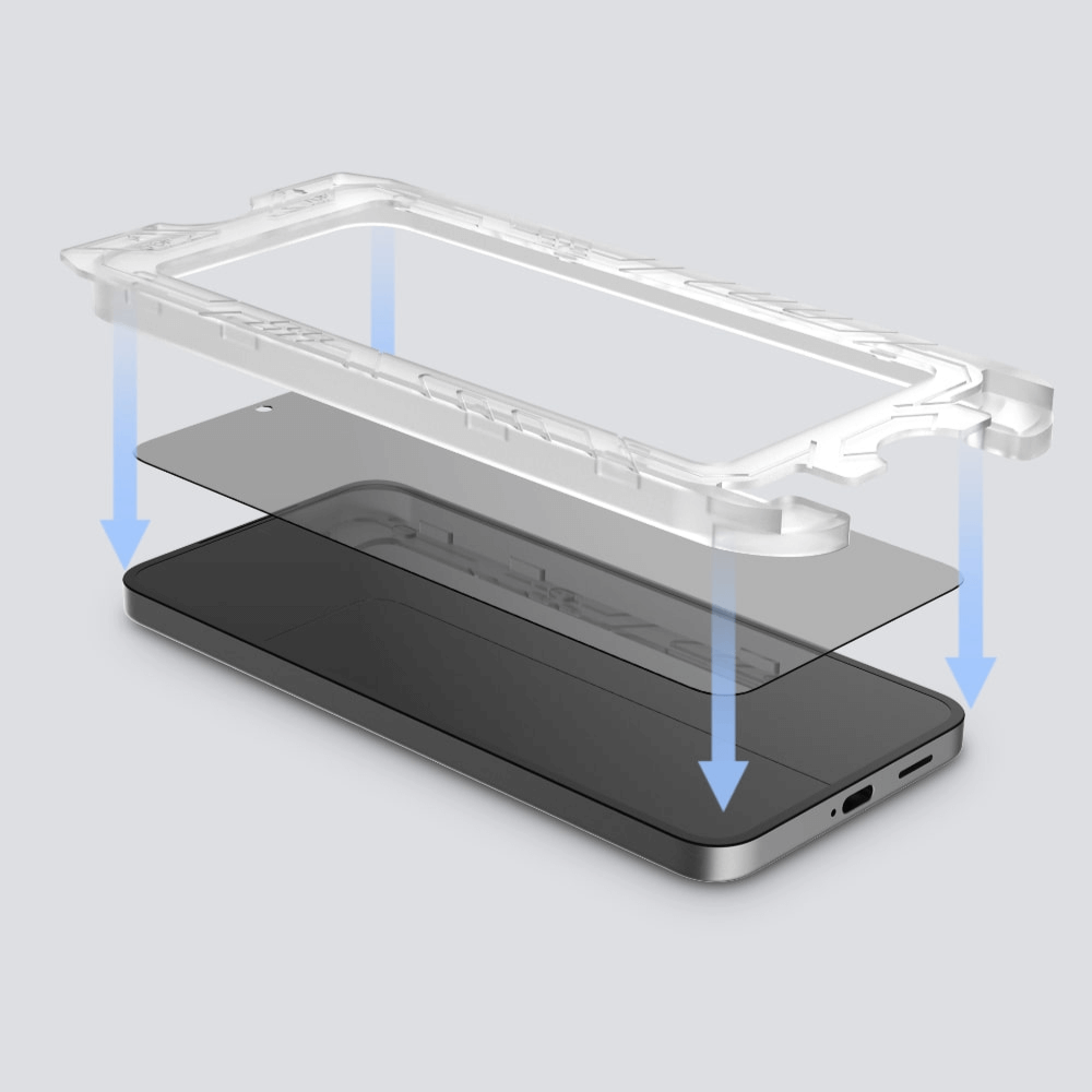 Protector de Pantalla para iPhone 16 Pro Max - Ples Dust-Free Easy Slide Guard Privacy Glass (Pack de 2)