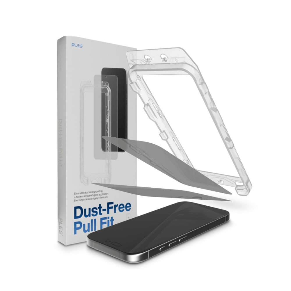 Vidrio Templado para iPhone 17 - Ples Dust-Free Easy Slide Guard Privacy Glass (Pack de 2)