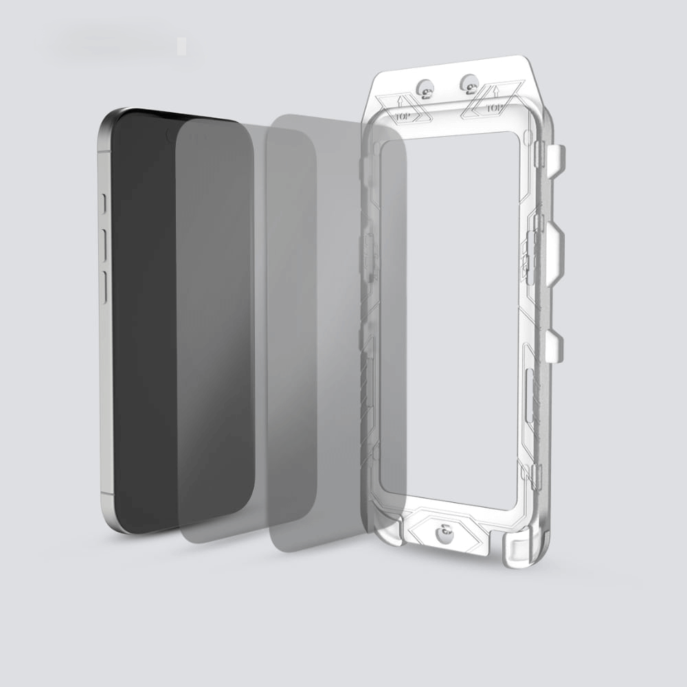 Vidrio Templado para iPhone 17 - Ples Dust-Free Easy Slide Guard Privacy Glass (Pack de 2)