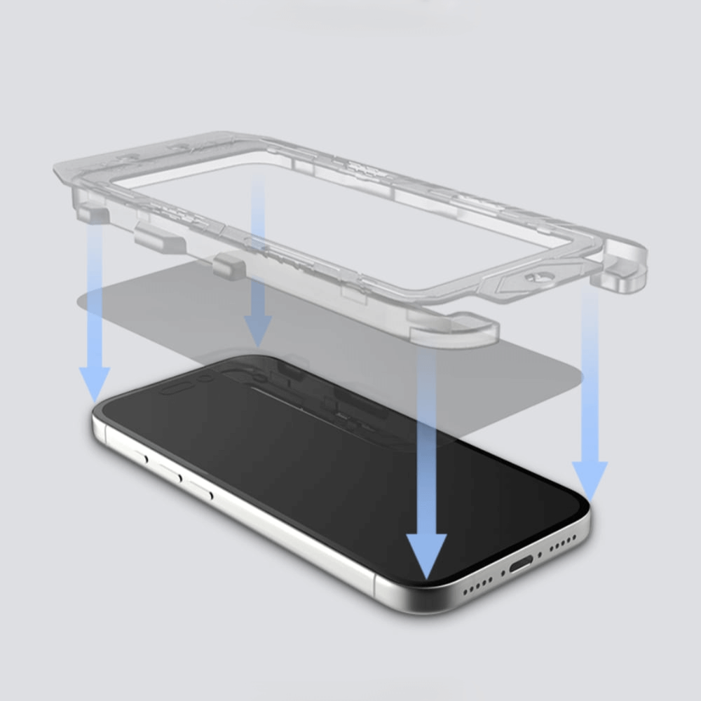 Vidrio Templado para iPhone 17 Pro - Ples Dust-Free Easy Slide Guard Privacy (Pack de 2)