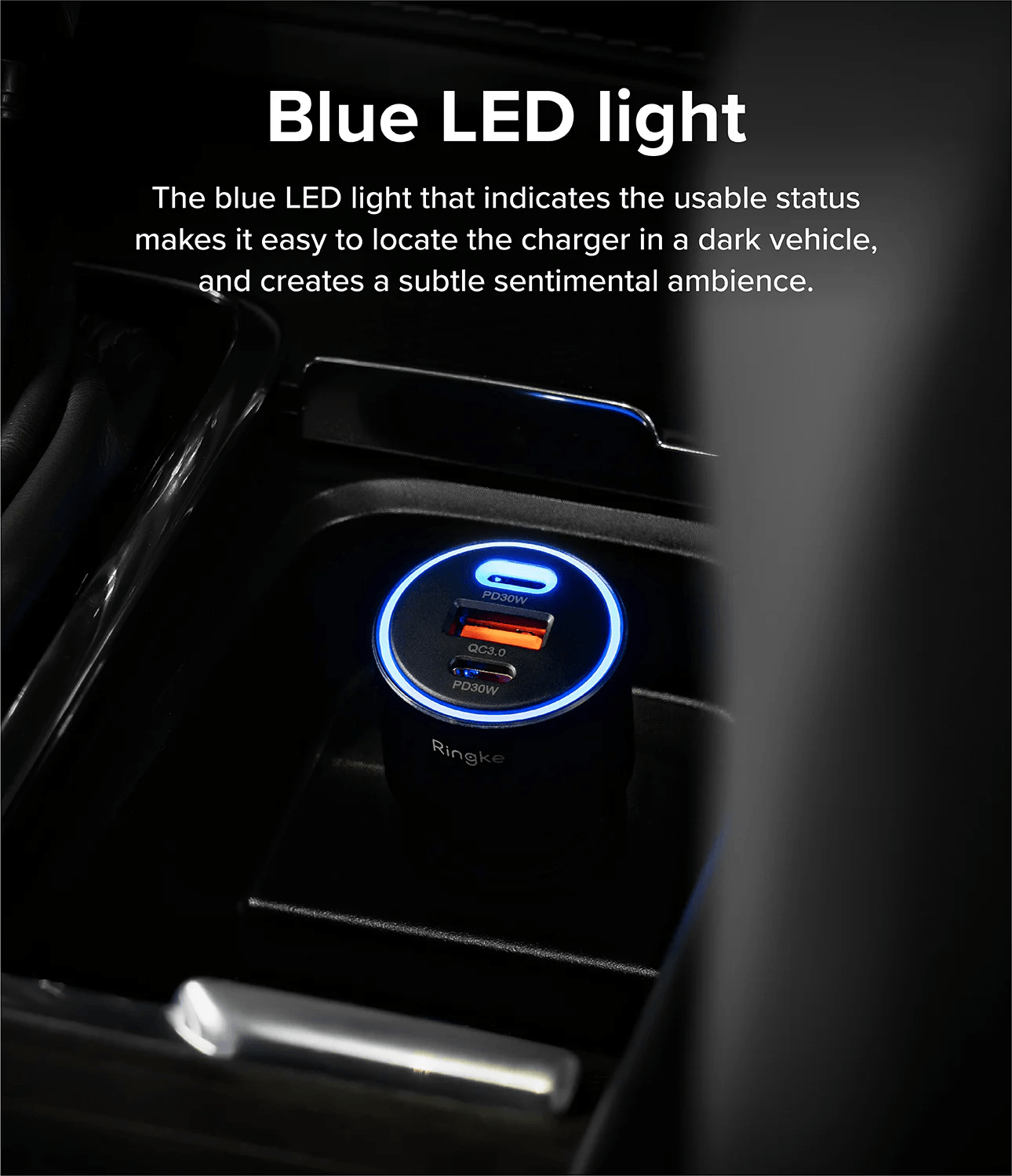 Cargador para Carro - Ringke 3 Port Fast Charger
