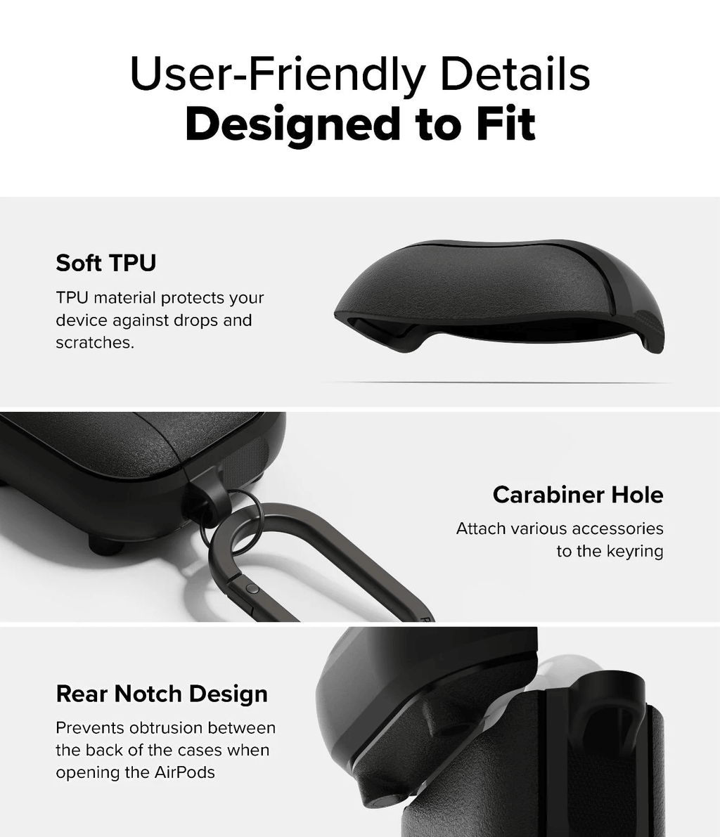 Estuche para AirPods 4 - Ringke Onyx Magnetic