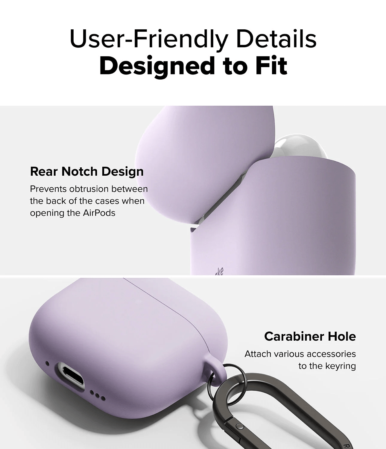 Estuche para AirPods 4 - Ringke Silicone