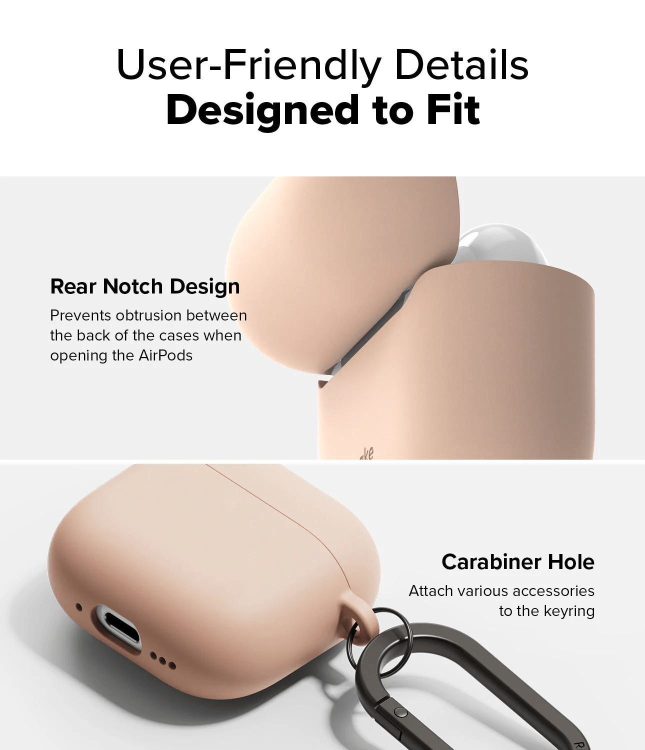 Estuche para AirPods 4 - Ringke Silicone