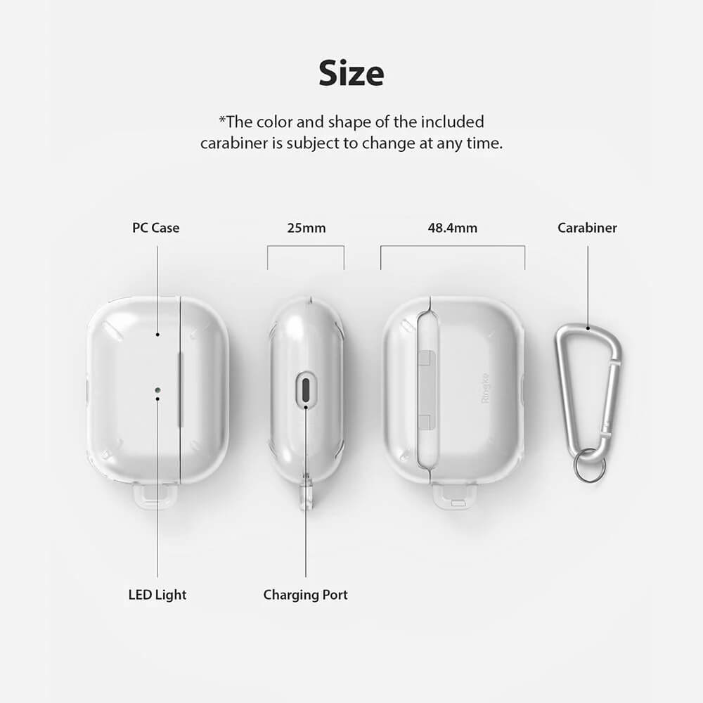 Estuche para AirPods Pro - Ringke Layered - Matte Clear