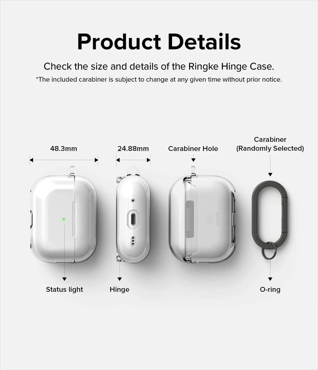 Estuche para AirPods Pro 2 - Ringke Hinge Clear