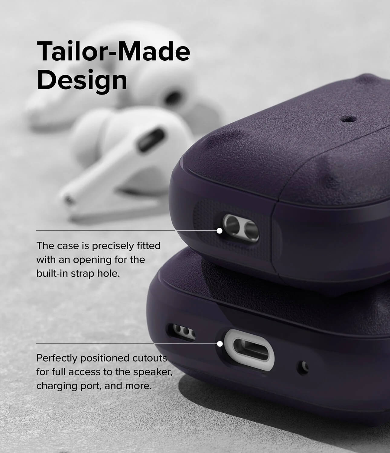 Estuche para AirPods Pro 2 - Ringke Onyx - Deep Purple