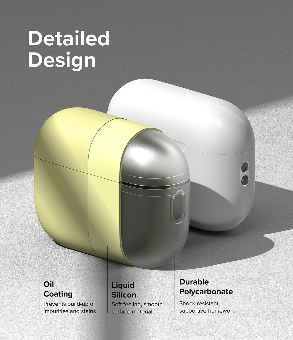 Estuche para AirPods 2 Pro - Ringke Silicone - Mellow Yellow