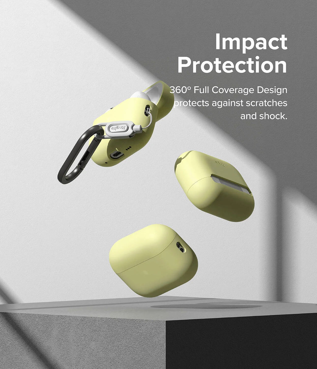 Estuche para AirPods 2 Pro - Ringke Silicone - Mellow Yellow