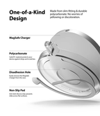 Estuche para Cargador de AirTag - Ringke MagSafe Charger Slim - Matte Clear