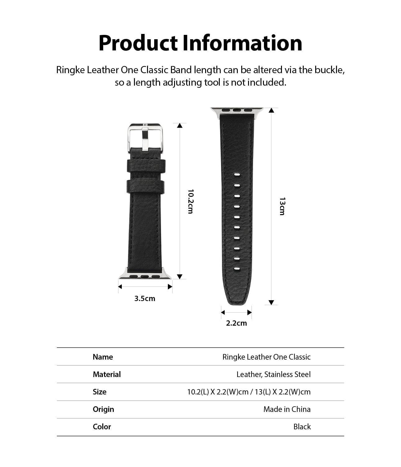 Pulsera para Apple Watch - Ringke Leather One Classic