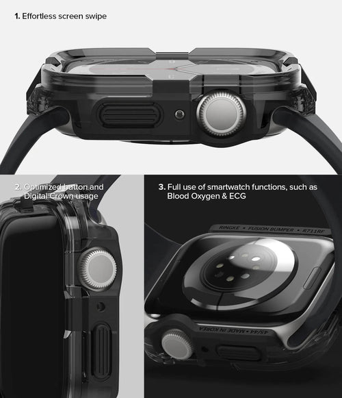 Estuche para Apple Watch – Ringke Fusion Bumper Black