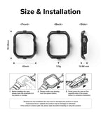 Estuche para Apple Watch – Ringke Fusion Bumper Black