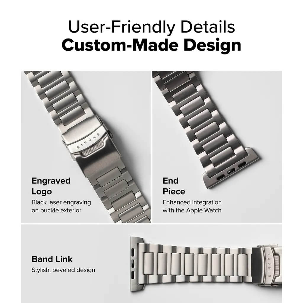 Pulsera para Apple Watch Series 3 or later 44 / 45 / 46 / 49mm - Ringke Titanium One