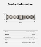 Pulsera para Apple Watch Series 3 or later 44 / 45 / 46 / 49mm - Ringke Titanium One