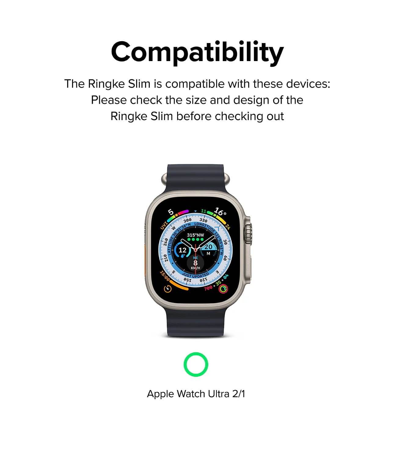 Estuche para Apple Watch Ultra - Ringke Slim
