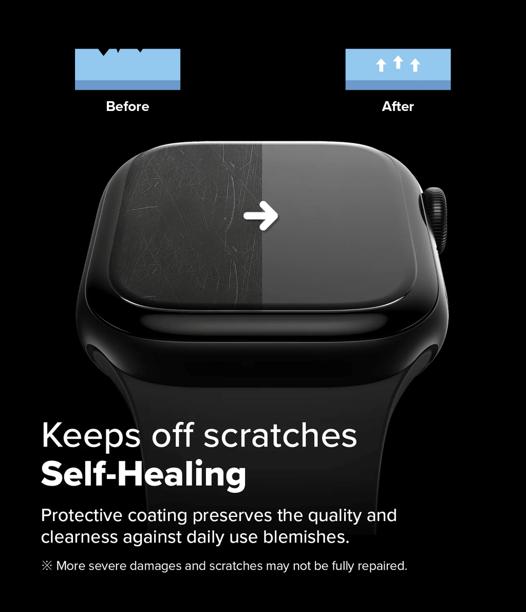 Protector de Pantalla para Apple Watch - Ringke Dual Easy Pro (Pack de 2)