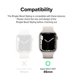 Estuche para Apple Watch - Ringke Bezel Styling Glossy Black (03)