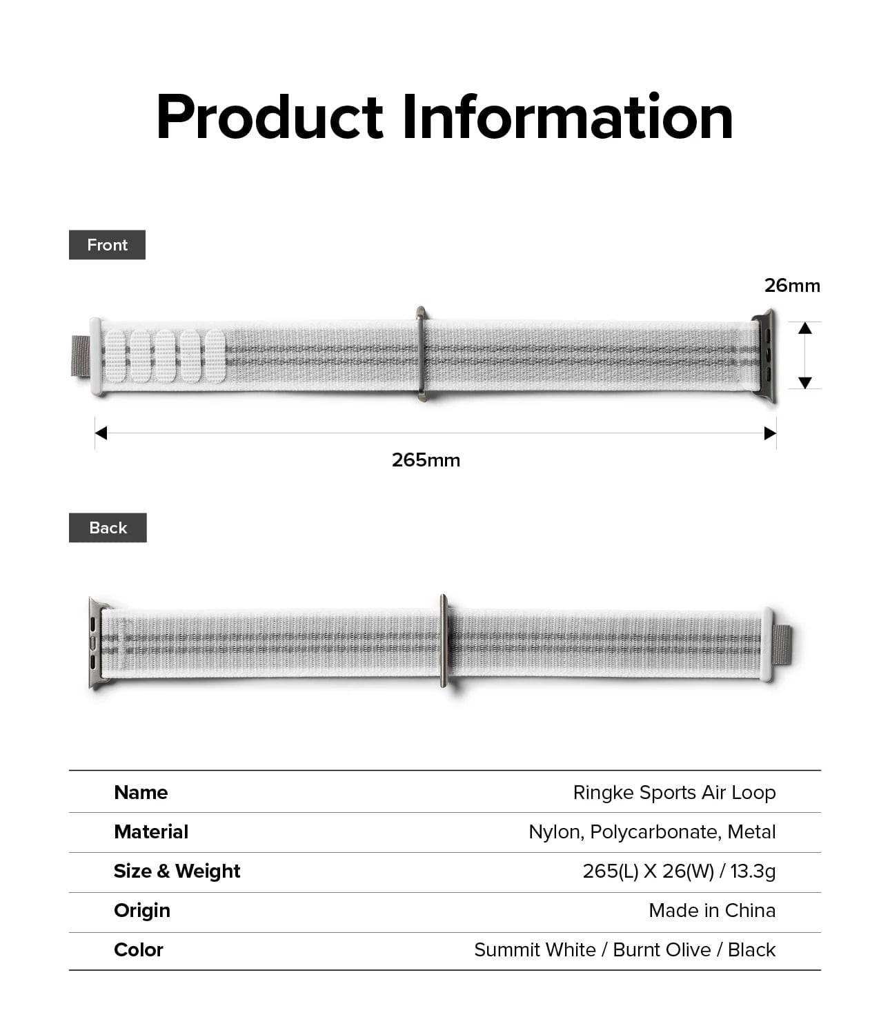 Pulsera para Apple Watch - Ringke Air Sports Loop