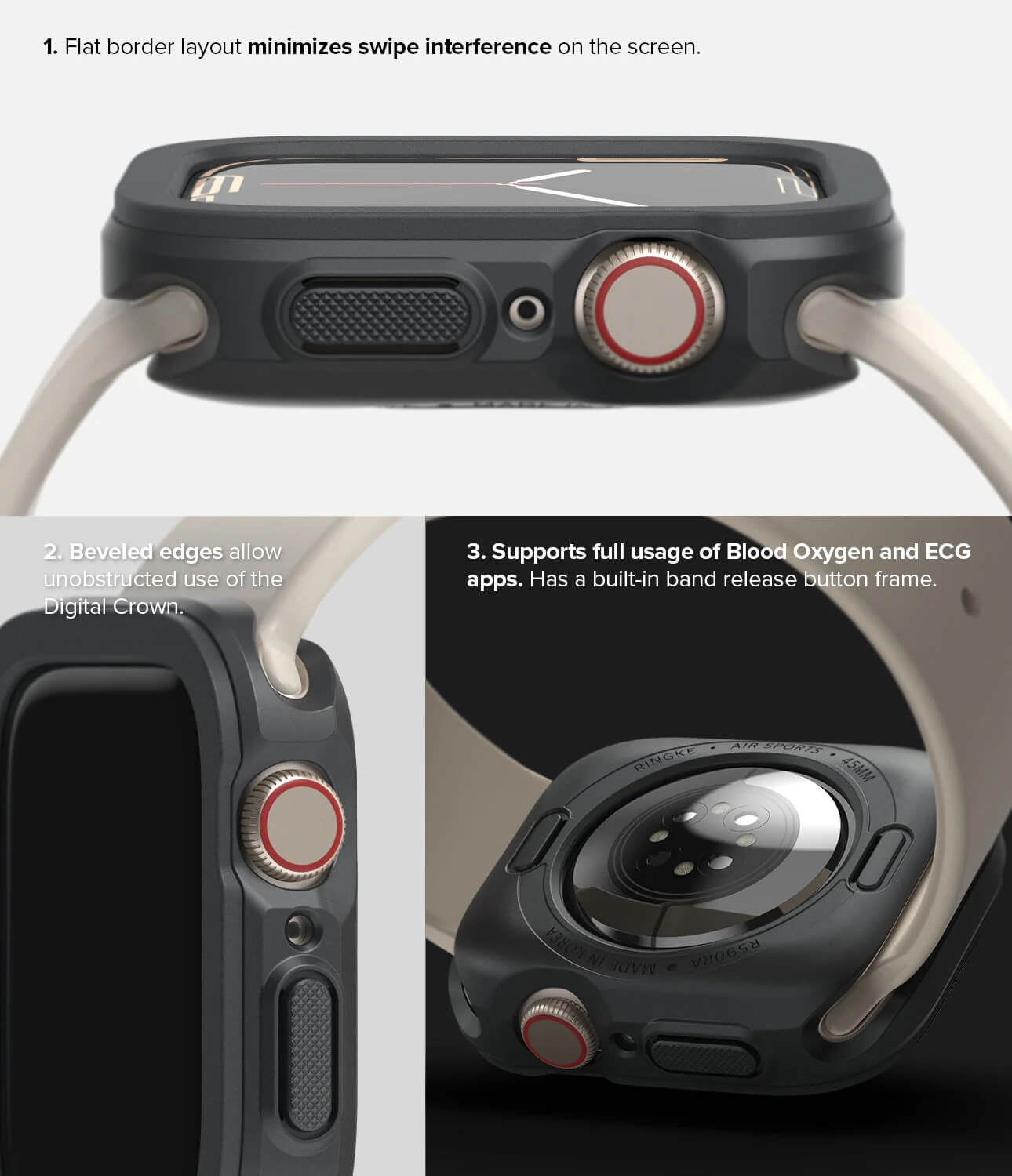 Estuche para Apple Watch - Ringke Air Sports 45mm / 44mm