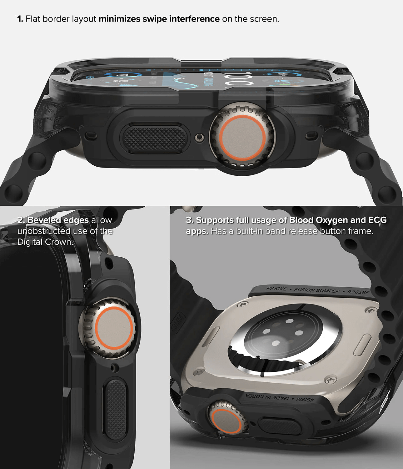 Estuche para Apple Watch Ultra - Ringke Fusion Bumper