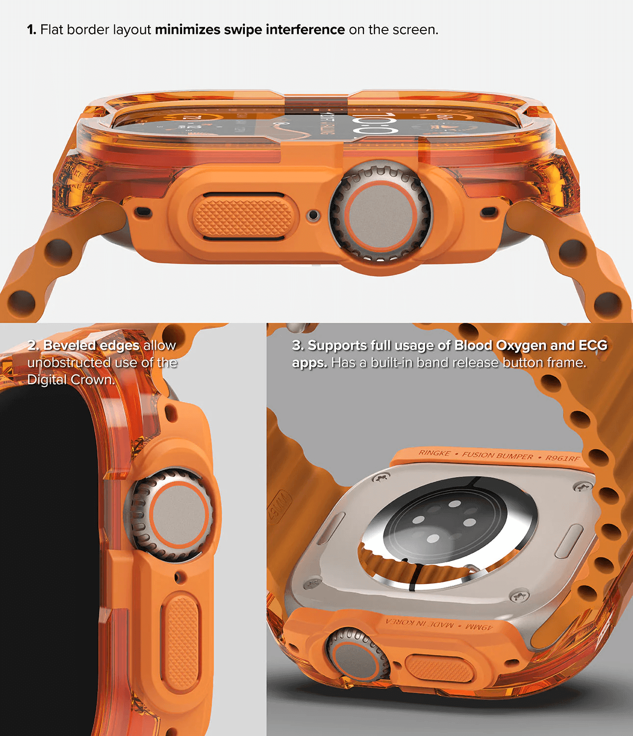 Estuche para Apple Watch Ultra - Ringke Fusion Bumper