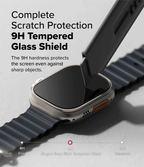 Protector de Pantalla para Apple Watch Ultra - Ringke Easy Slide Tempered Glass (Pack de 2)