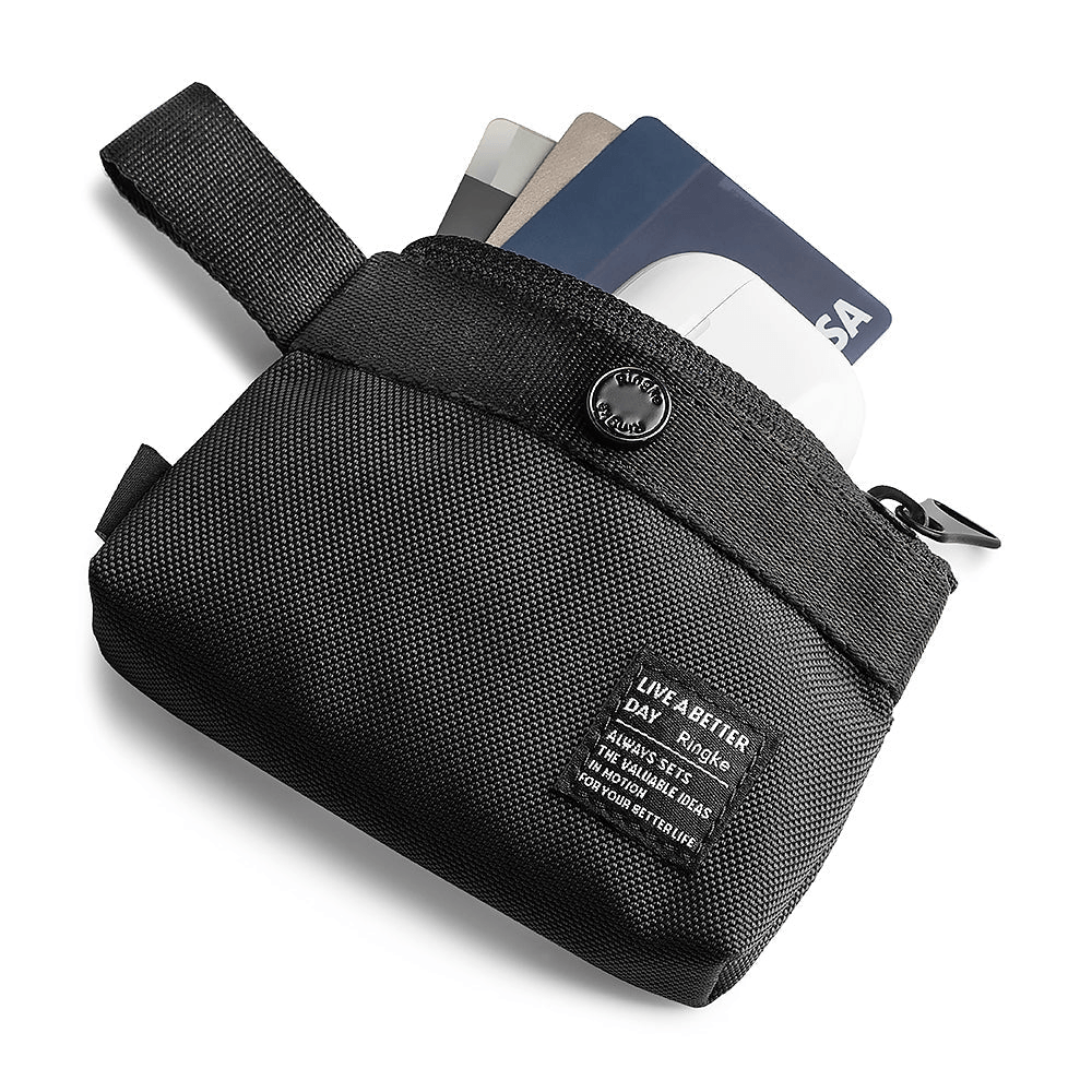 Mini Bolsa - Ringke 2-Way Mini Pouch - Black