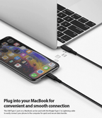 Cable - Ringke Tipo C a Lightning - Black