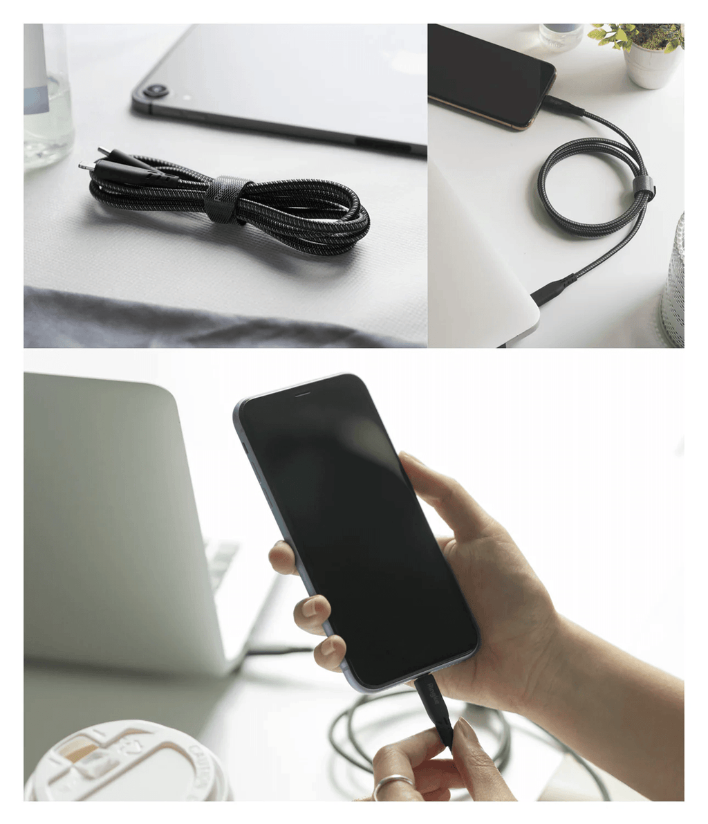 Cable - Ringke Tipo C a Lightning - Black