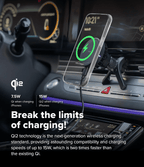 Cargador para Carro - Ringke Qi2 Peltier Magnetic Car Charger Mount