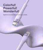 Cable C a Lightning - Ringke Fast Charging Pastel Cable 1.2m