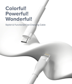 Cable Tipo C a Lightning 2m - Ringke Fast Charging Pastel Cable