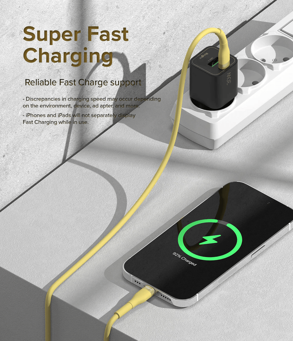 Cable Tipo C a Lightning 2m - Ringke Fast Charging Pastel Cable