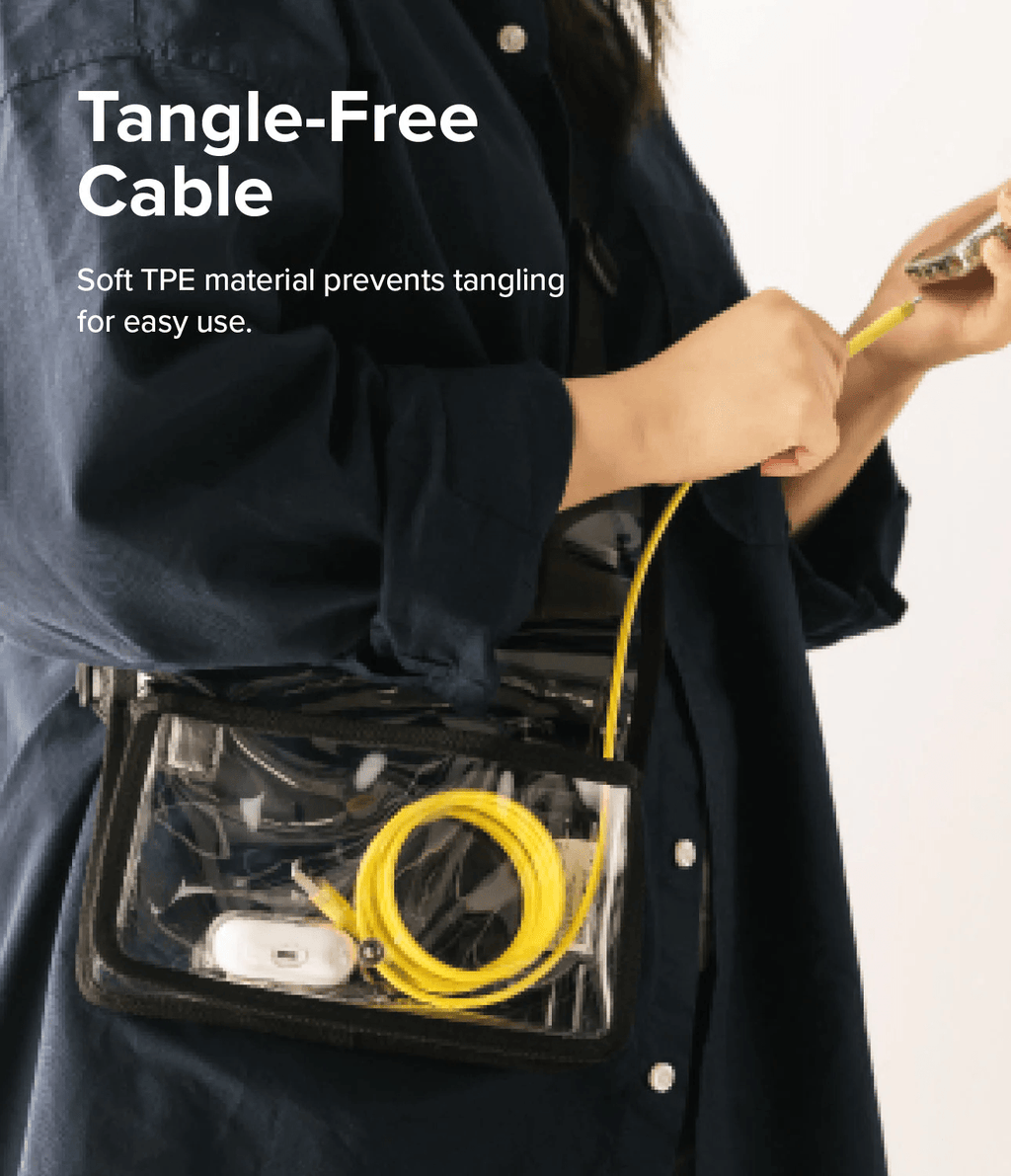 Cable Tipo C a C - Ringke Fast Charging Pastel 2m - Yellow