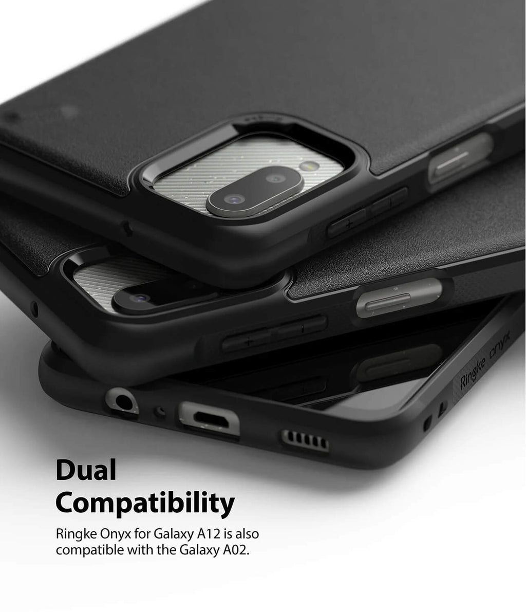 Estuche para Galaxy A12/A02 - Ringke Onyx