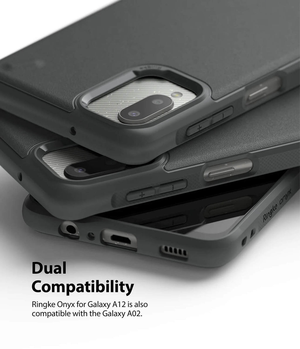 Estuche para Galaxy A12/A02 - Ringke Onyx