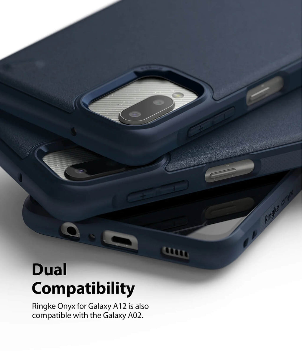 Estuche para Galaxy A12/A02 - Ringke Onyx