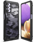 Estuche para Galaxy A32 - Ringke Fusion-X Camo Black
