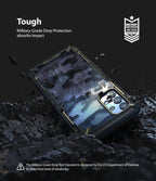 Estuche para Galaxy A32 - Ringke Fusion-X Camo Black