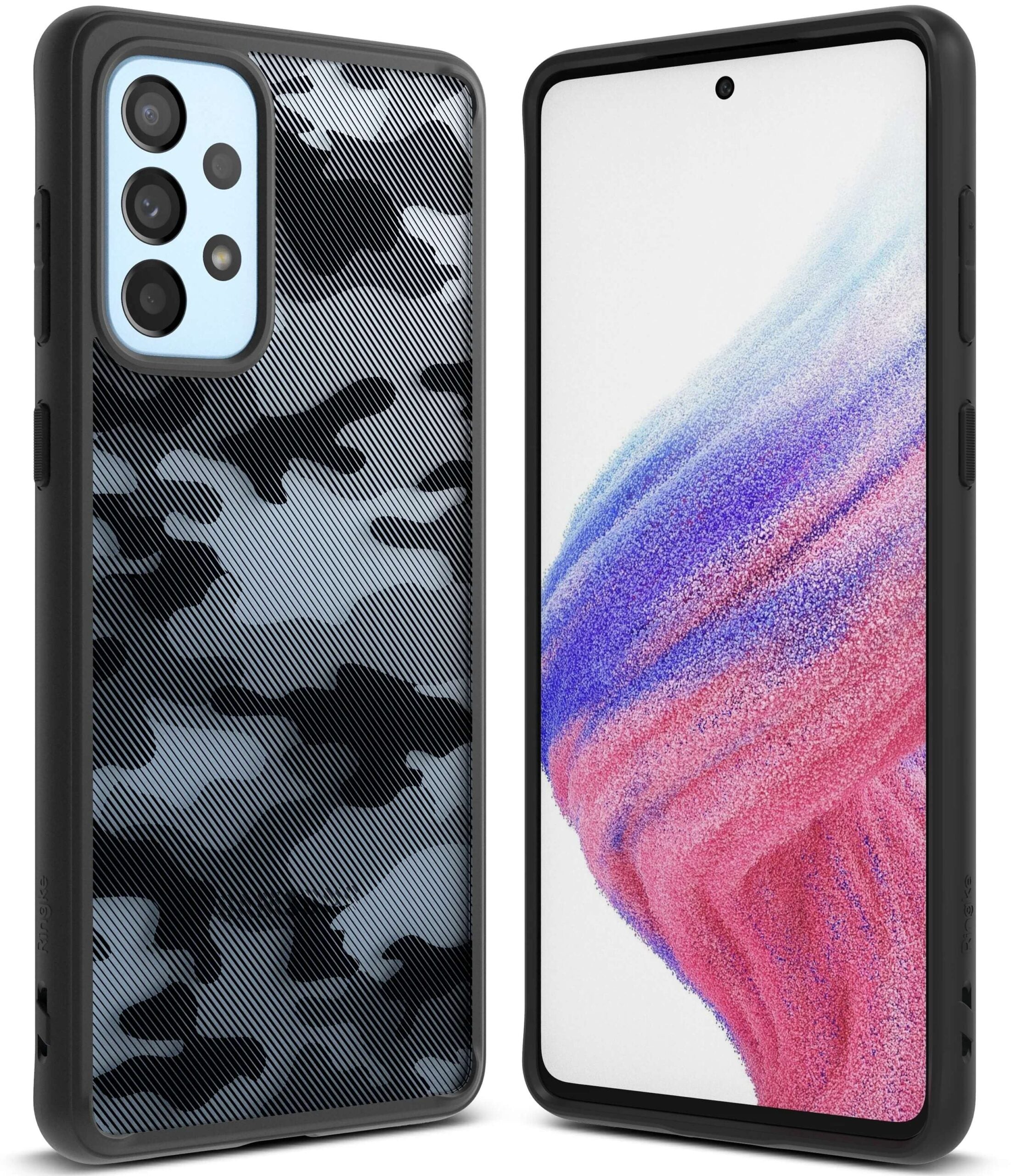 Estuche para Galaxy A53 5G - Ringke Fusion Matte Camo Black