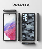 Estuche para Galaxy A53 5G - Ringke Fusion Matte Camo Black