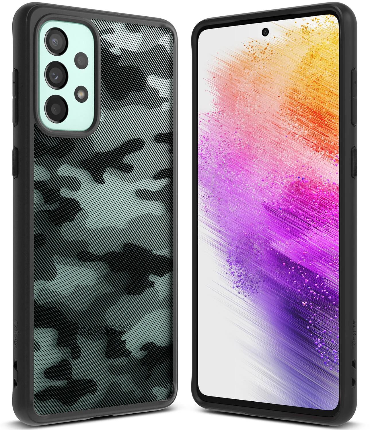 Estuche para Galaxy A73 5G - Ringke Fusion / Onyx
