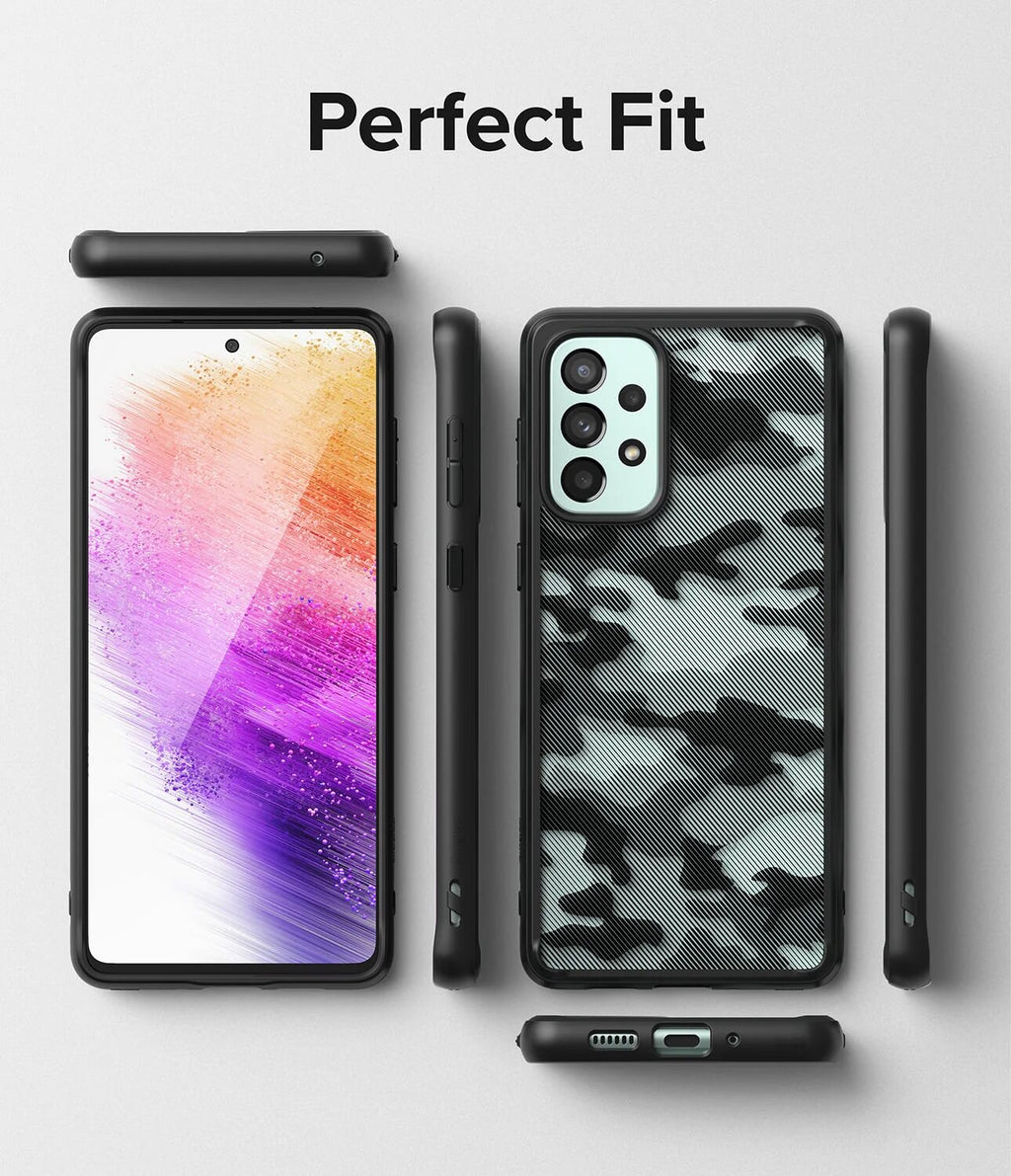 Estuche para Galaxy A73 5G - Ringke Fusion / Onyx