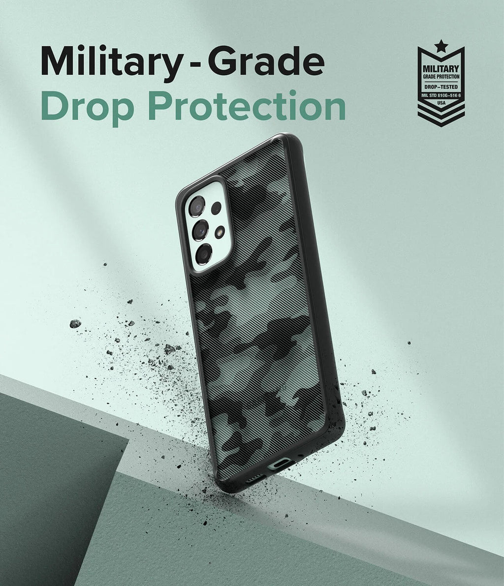 Estuche para Galaxy A73 5G - Ringke Fusion / Onyx