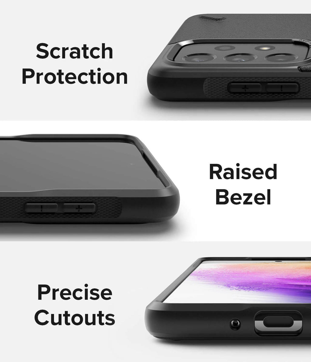 Estuche para Galaxy A73 5G - Ringke Fusion / Onyx