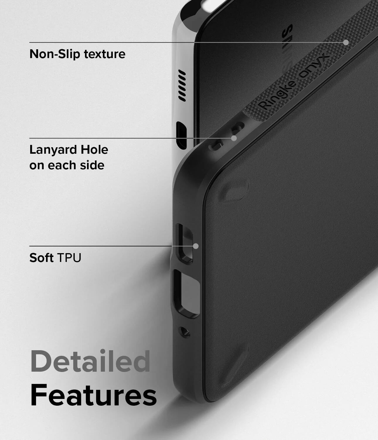 Estuche para Galaxy A73 5G - Ringke Fusion / Onyx